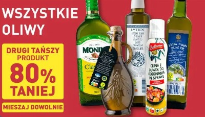 Wszystkie oliwy druga 80% taniej