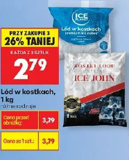 Lód w kostkach Ice John