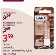Isana, pomadka do ust, sezonowa
