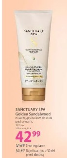 Sanctuary Spa Golden Sandalwood odżywczy balsam do ciała
