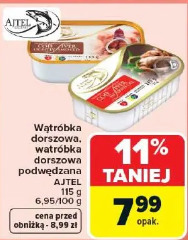 Wątróbka dorszowa, wątróbka dorszowa podwędzana AJTEL