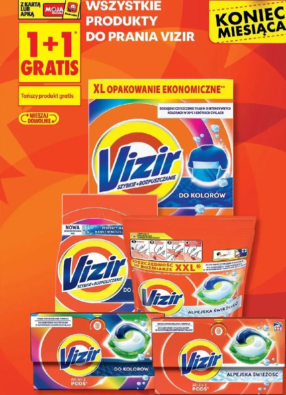Wszystkie produkty do prania Vizir