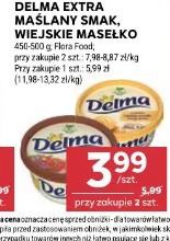 Delma extra maślany smak, wiejskie masełko Flora Food