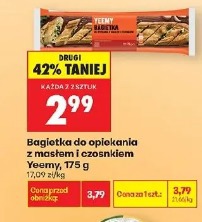 Bagietka do opiekania z masłem i czosnkiem Yeemy