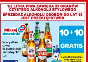 Wszystkie piwa w butelkach zwrotnych