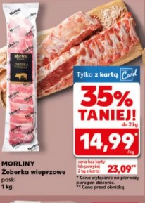 Żeberka wieprzowe paski Morliny