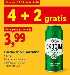 Okocim Jasne Okocimskie piwo