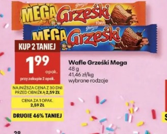 Wafle Grześki Mega