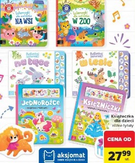 Książeczka dla dzieci różne tytuły Aksjomat