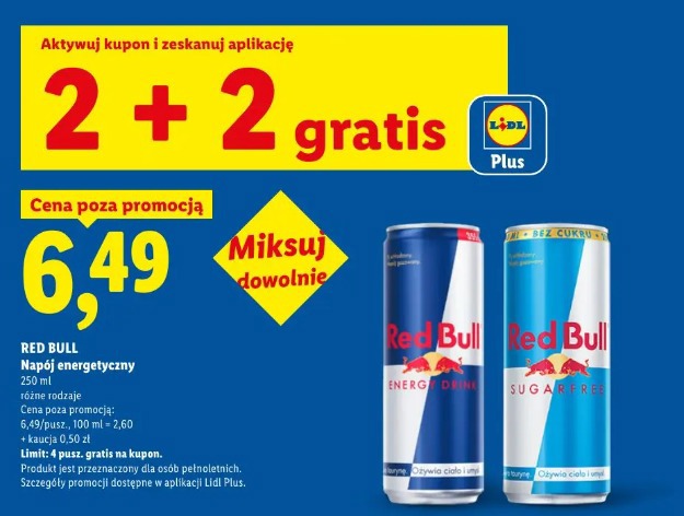 Red Bull napój energetyczny