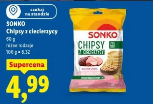 Sonko chipsy z ciecierzycy