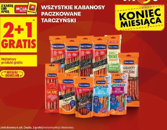 Wszystkie kabanosy paczkowane Tarczyński