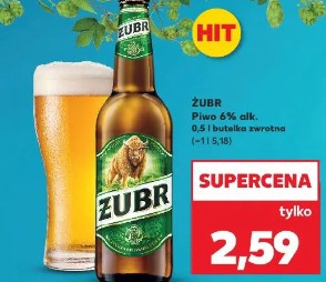 Żubr Piwo 6% alk.
