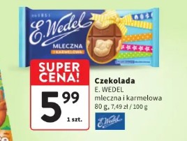 Czekolada E. WEDEL mleczna i karmelowa