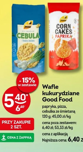 Wafle kukurydziane Good Food