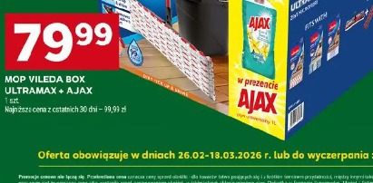 Mop Vileda Box Ultramax + Ajax