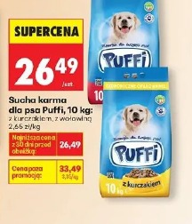 Sucha karma dla psa Puffi