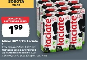 Mleko UHT 3,2% Łaciate