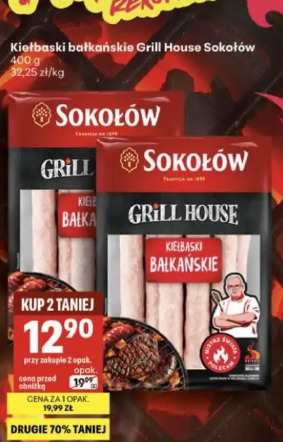Kiełbaski bałkańskie Grill House Sokołów