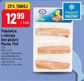Polędwice z mintaja bez glazury Master Fish