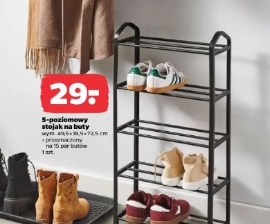5-poziomowy stojak na buty