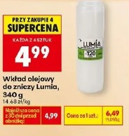 Wkład olejowy do zniczy Lumia