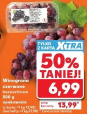 Winogrona czerwone bezpestkowe