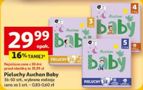 Pieluchy Auchan Baby