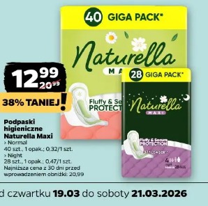 Podpaski higieniczne Naturella Maxi