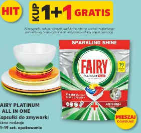 Fairy Platinum All In One kapsułki do zmywarki