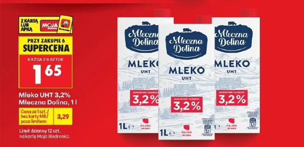 Mleko UHT 3,2% Mleczna Dolina