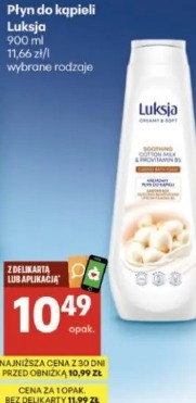 Płyn do kąpieli Luksja