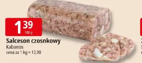 Salceson czosnkowy Kabanos