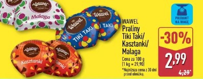 Wawel Praliny Tiki Taki/Kasztanki/Malaga