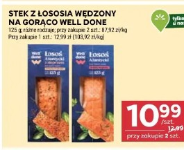 Stek z łososia wędzony na gorąco Well Done