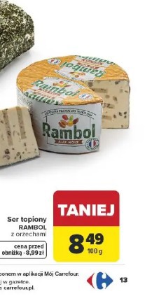 Ser topiony Rambol z orzechami