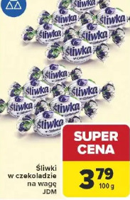 Śliwki w czekoladzie na wagę JDM