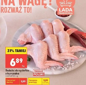 Świeże skrzydełka z kurczaka