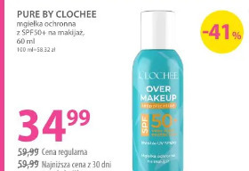 Pure by Clochee mgiełka ochronna z SPF50+ na makijaż