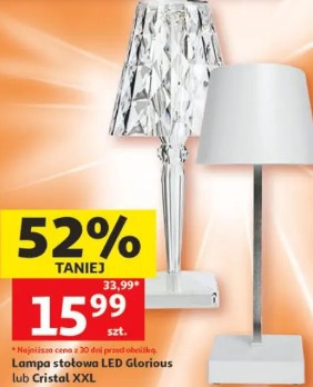 Lampa stołowa LED Glorious lub Cristal XXL