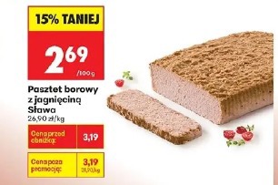 Pasztet borowy z jagnięciną Sława