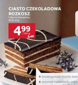 Ciasto czekoladowa rozkosz Cukiernia Staropolska