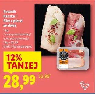 Rzeźnik Kaczka – filet z piersi ze skórą
