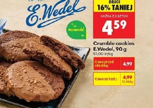 Crumble cookies E.Wedel