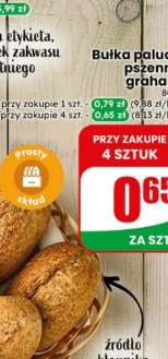 Bułka paluch pszenny graham