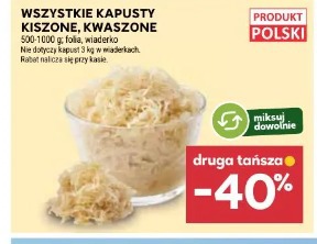 Wszystkie kapusty kiszone, kwaszone