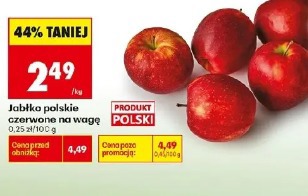 Jabłko polskie czerwone na wagę