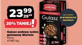 Gulasz wołowy wolno gotowany Warmia