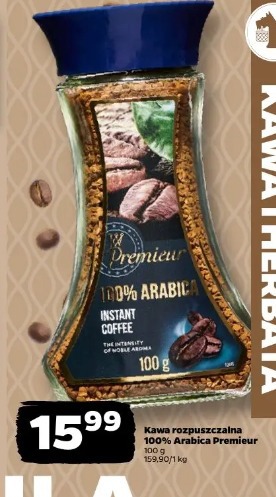 Kawa rozpuszczalna 100% Arabica Premieur