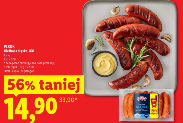 Pikok Kiełbasa śląska, XXL